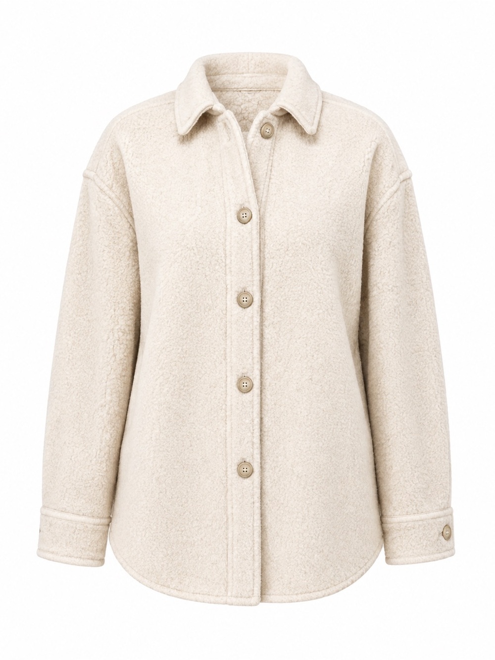 Aritzia The Group Babaton Cream Teddy Jacket
